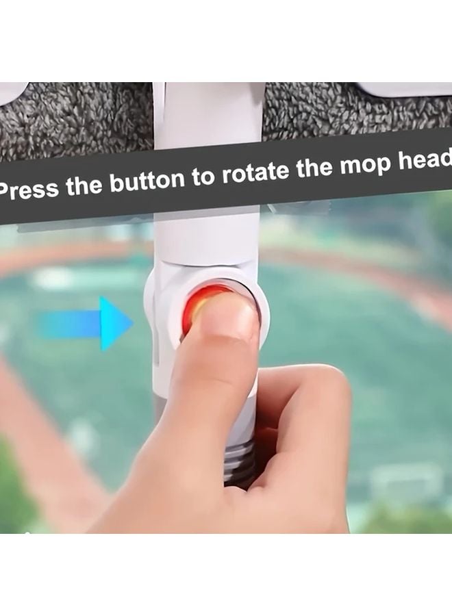 2 في 1 منظف الزجاج الفولاذ المقاوم للصدأ البلاستيك أداة تنظيف النوافذ متعددة الوظائف - Image 5